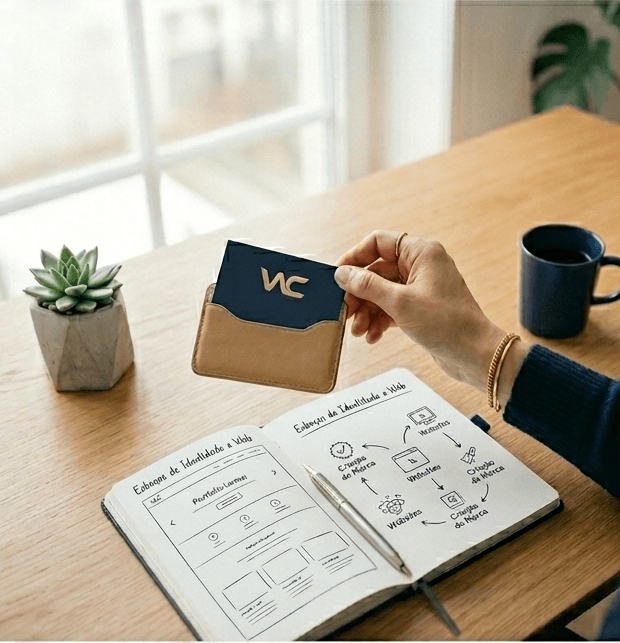 Mockup de materiais de branding